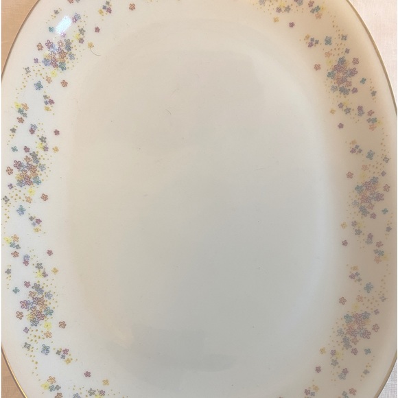 H&C Bavaria Germany Heinrich Frolic Floral Pattern Gold Trim HTF 14” XC Vtg - Picture 1 of 7